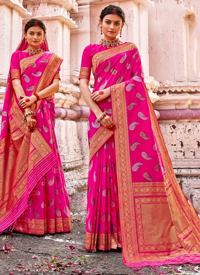 B FINE ART OF VARANASI Fancy Latest Designer Festive Wear Heavy Silk Stylish Saree Collection